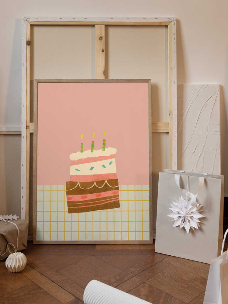 Birthday Cake - Blowing Out Candle