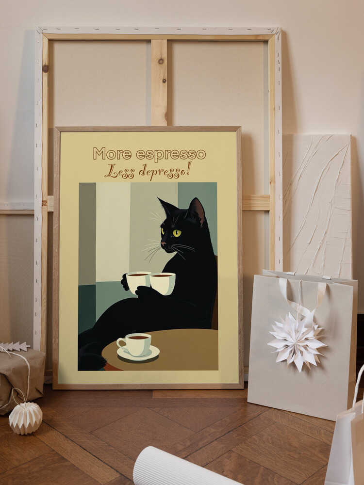 More espresso, less depresso