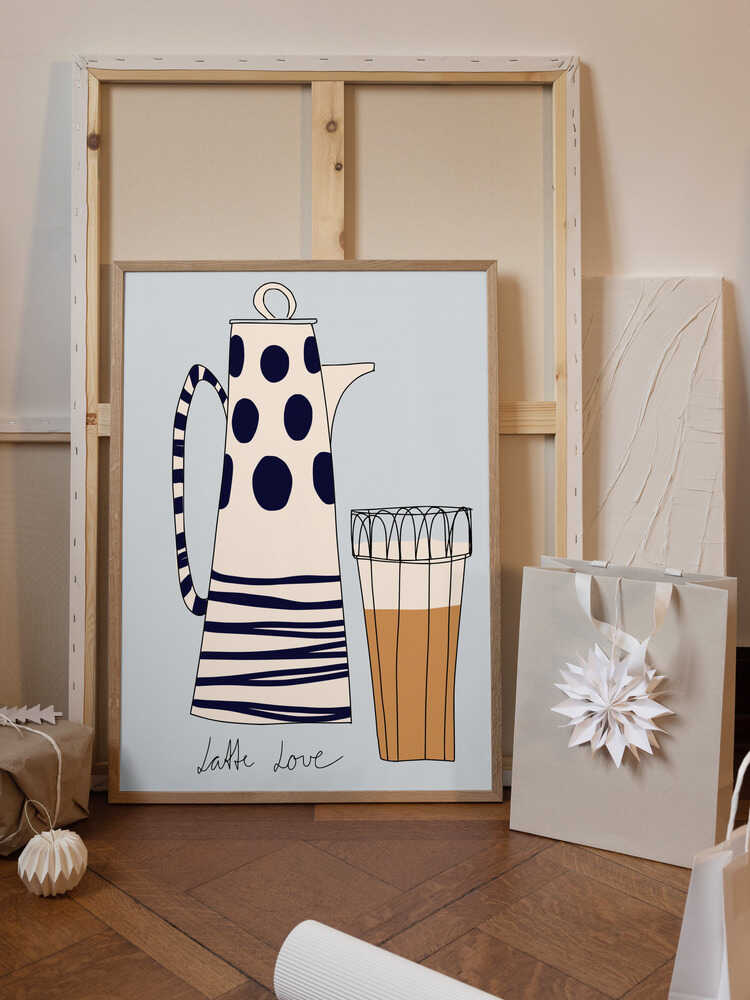 coffee pot Latte Love