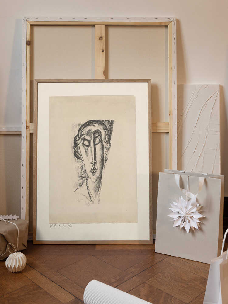 Portret Van Een Onbekende Vrouw