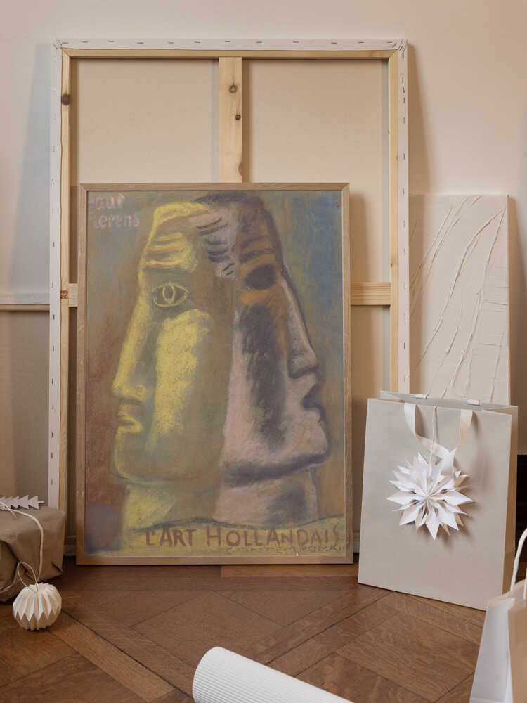 Omslag Ontwerp Voor Paul Fierens, Lart Hollandais Contemporain 1933