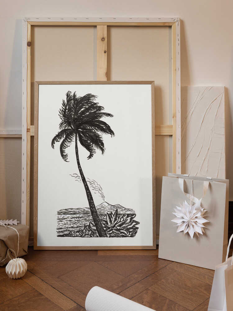 Palm Tree With an Island (ca. 1891–1941)