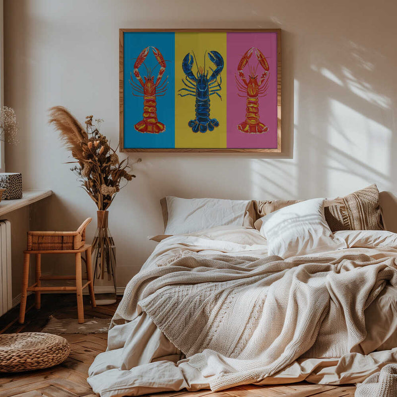 Lobster Langoustines Pop Art