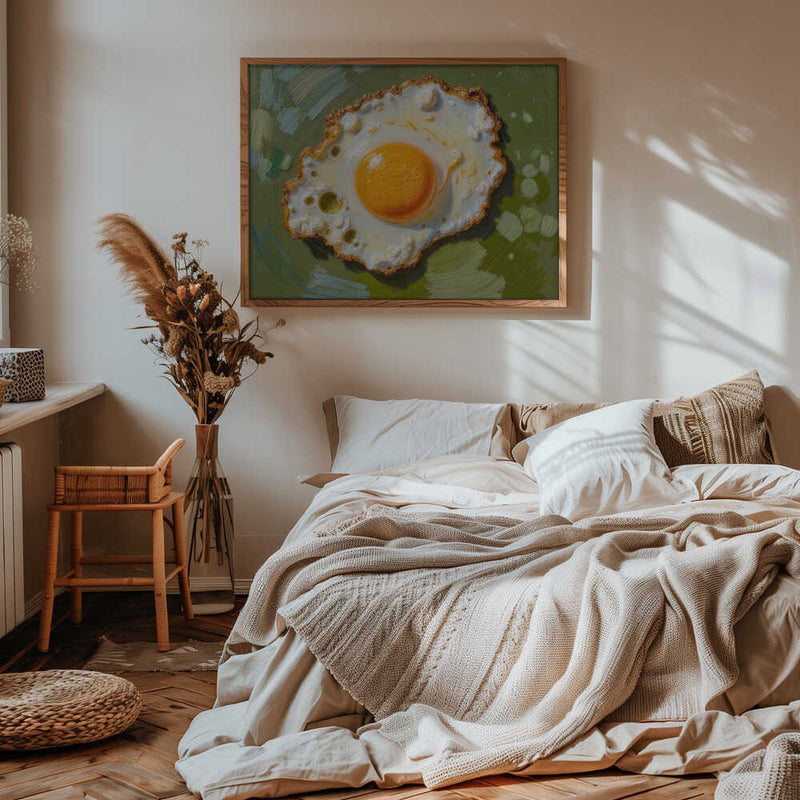 Scrambled Eggs, Sunny Kitchen, Morning Mood