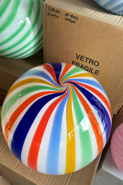 Murano Candy Tivoli Pendant Light D:30 cm