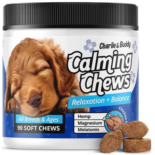Calming Chews for Dogs Dog Anxiety Relief Promote Relaxation Dog Calming Chews