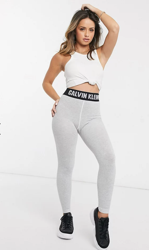Calvin Klein Icon Logo Legging in grey