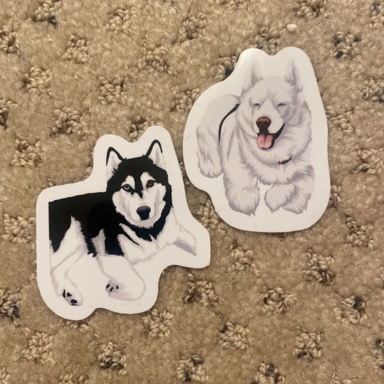 Personalized Dog Face Stickers