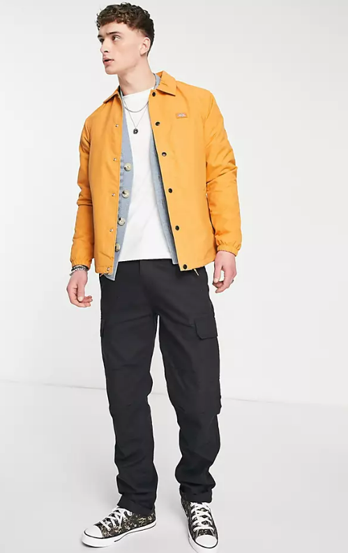 Dickies Oakport Coach jacket in rust