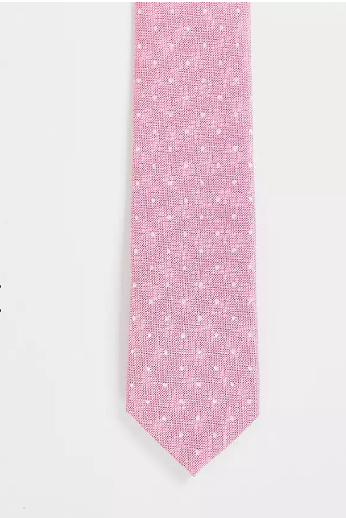 Harry Brown tie in pink spot