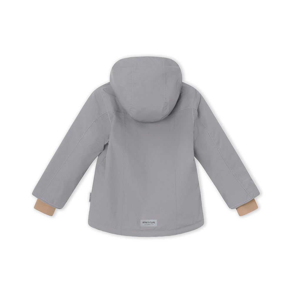 MINI A TURE WISTI SNOWSUIT スチールグレー MINI A TURE: Wisti fleece lined snowsuit, GRS - Scandinavian