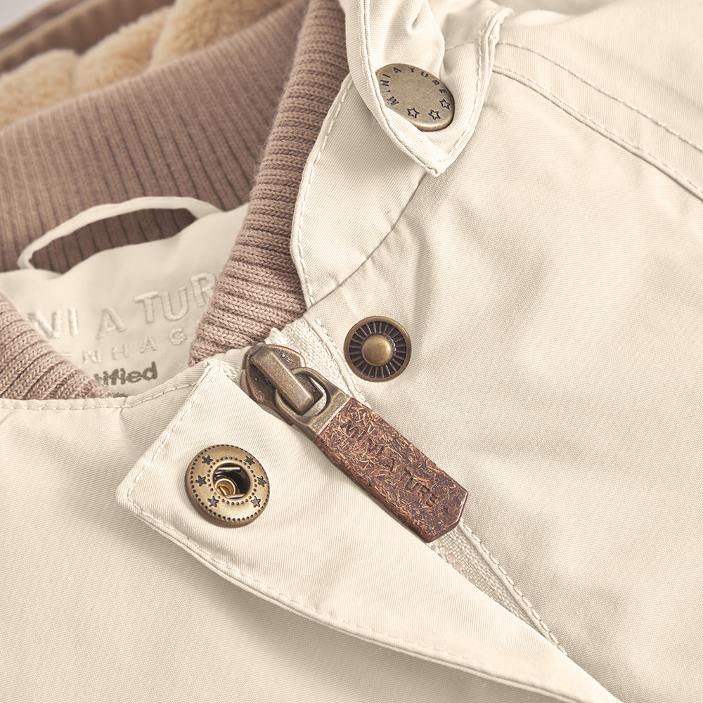 MATWANG Winterjacke mit Fleecefutter. GRS