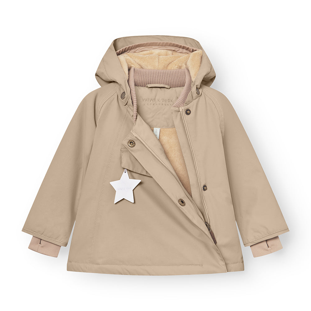 MATWANG Winterjacke mit Fleecefutter. GRS