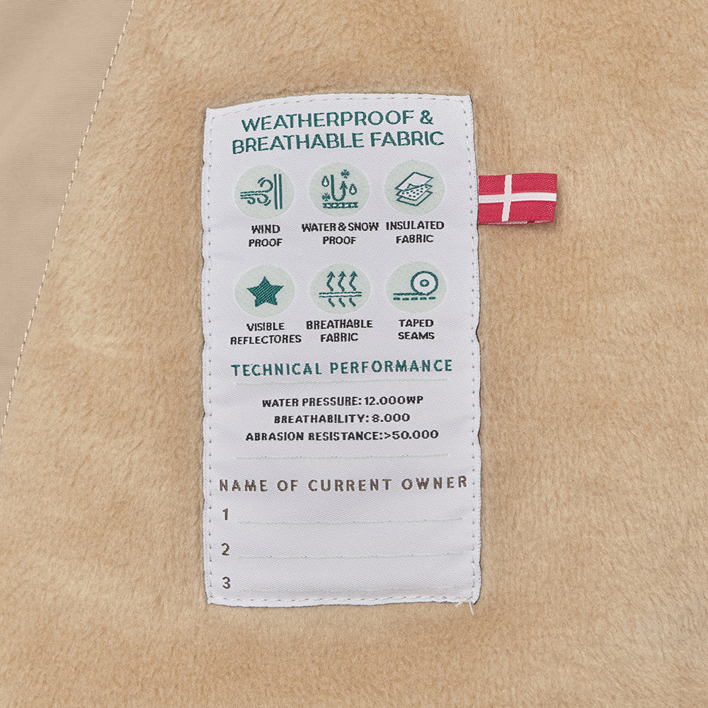 MATWANG Winterjacke mit Fleecefutter. GRS