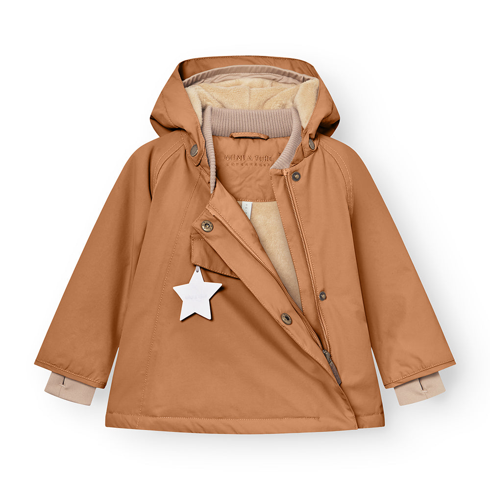 MATWANG Winterjacke mit Fleecefutter. GRS