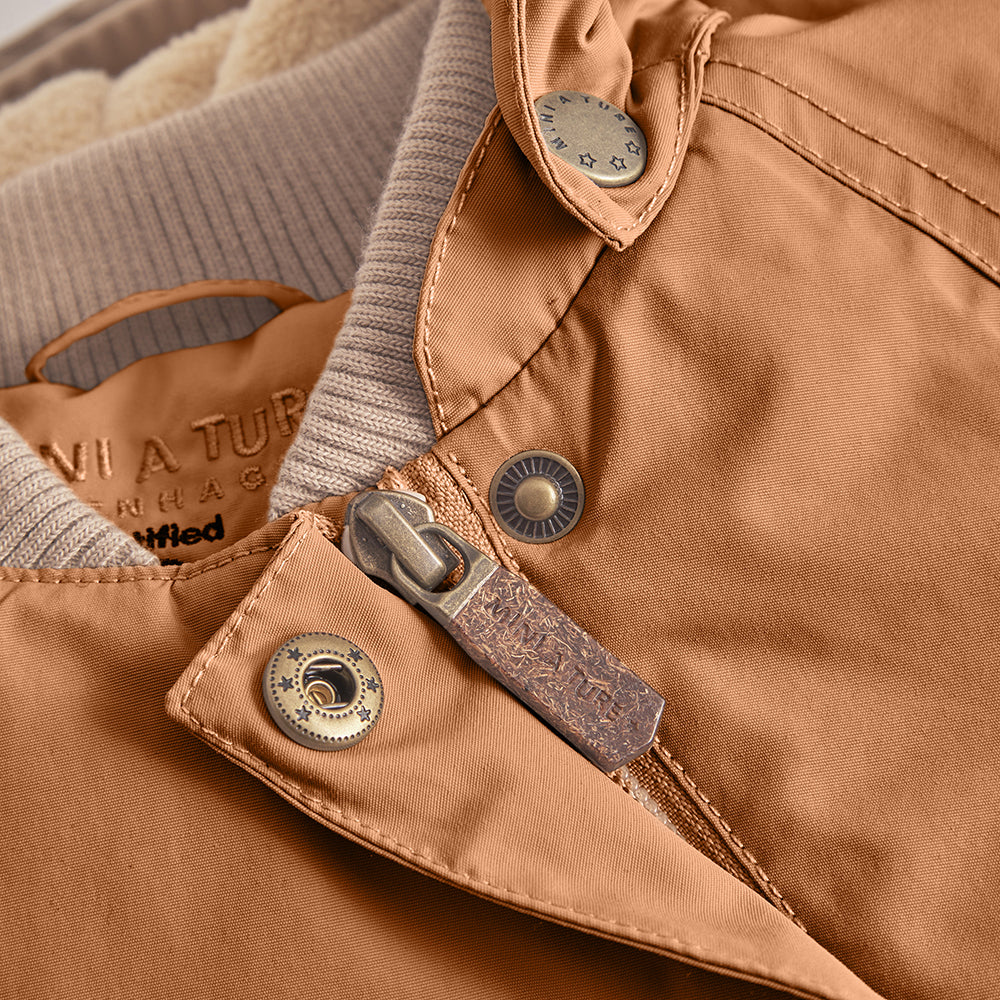 MATWANG Winterjacke mit Fleecefutter. GRS