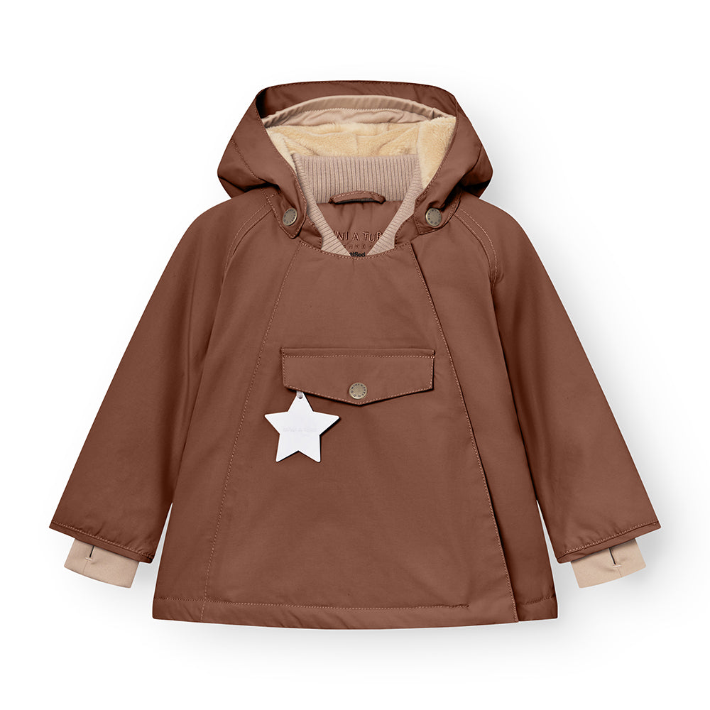 MATWANG Winterjacke mit Fleecefutter. GRS