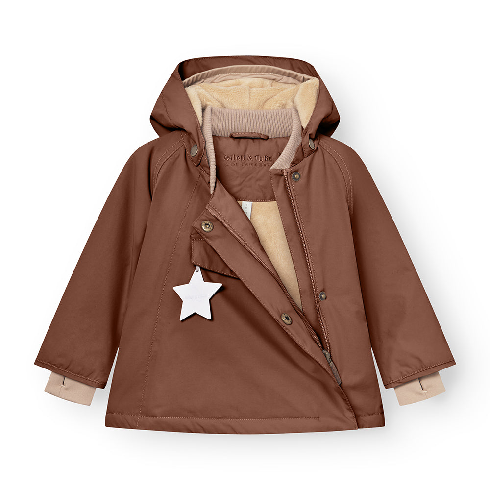 MATWANG Winterjacke mit Fleecefutter. GRS