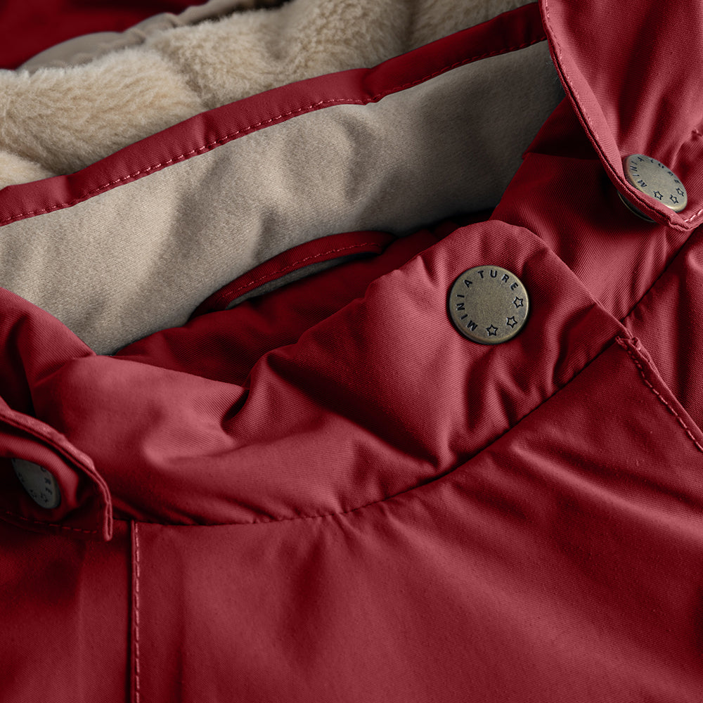 MATWANG Winterjacke mit Fleecefutter. GRS