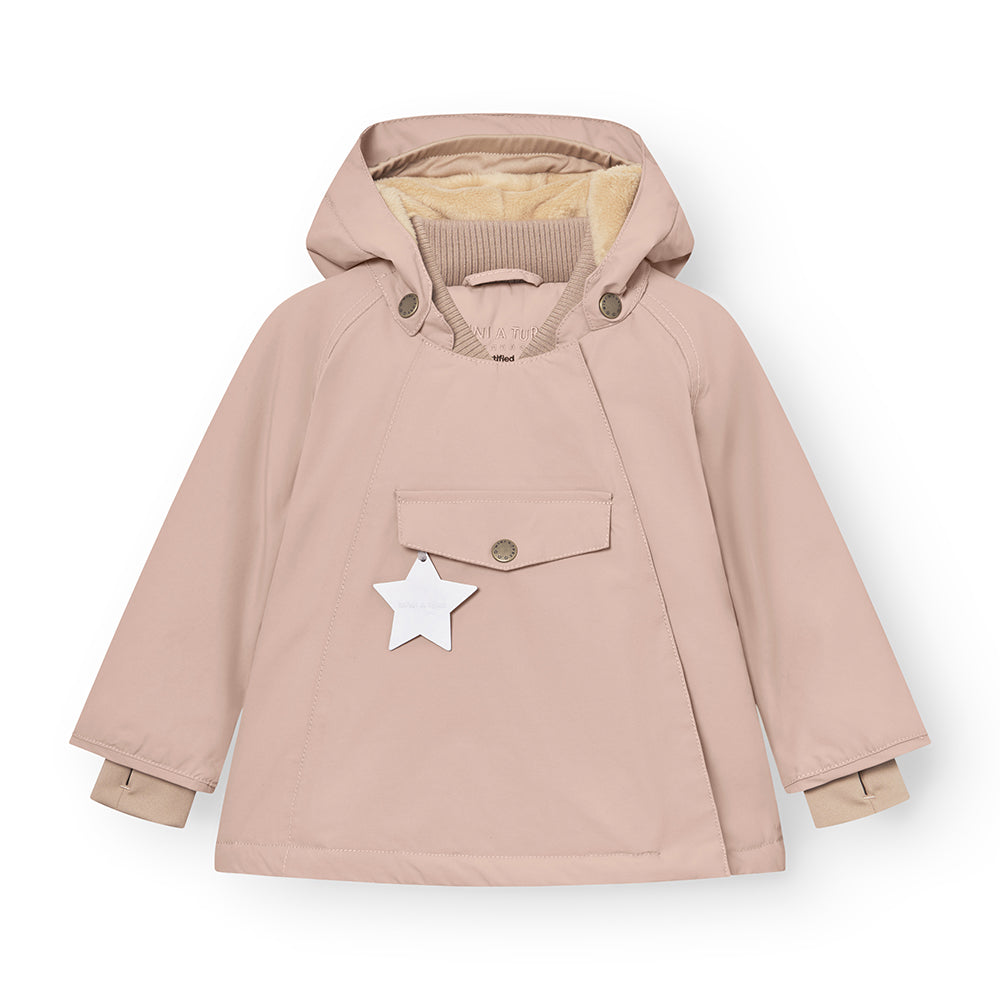 MATWANG Winterjacke mit Fleecefutter. GRS