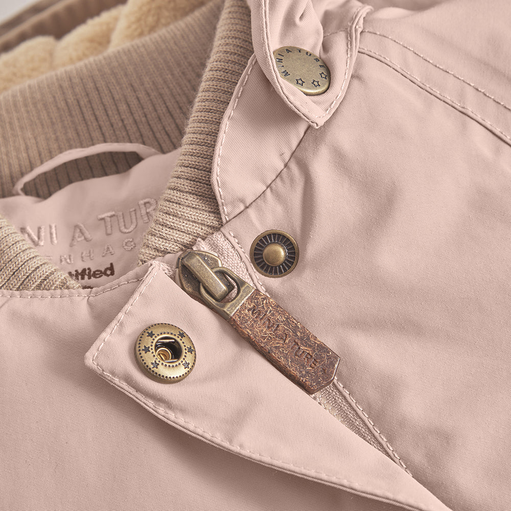 MATWANG Winterjacke mit Fleecefutter. GRS