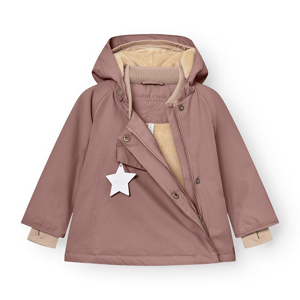 MATWANG Winterjacke mit Fleecefutter. GRS