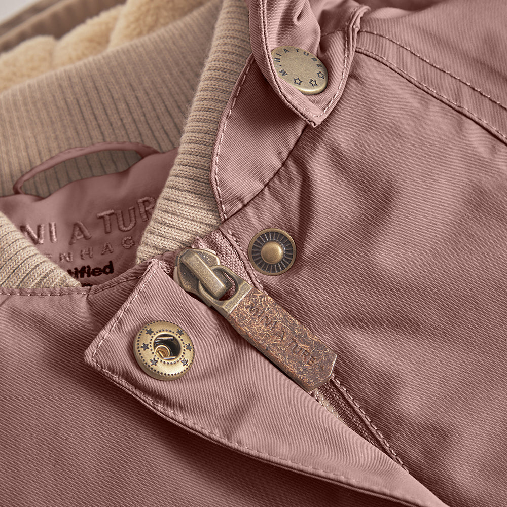 MATWANG Winterjacke mit Fleecefutter. GRS