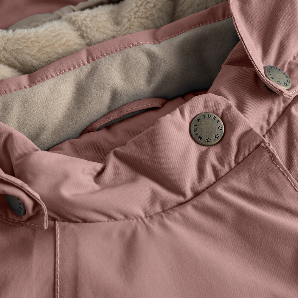 MATWANG Winterjacke mit Fleecefutter. GRS