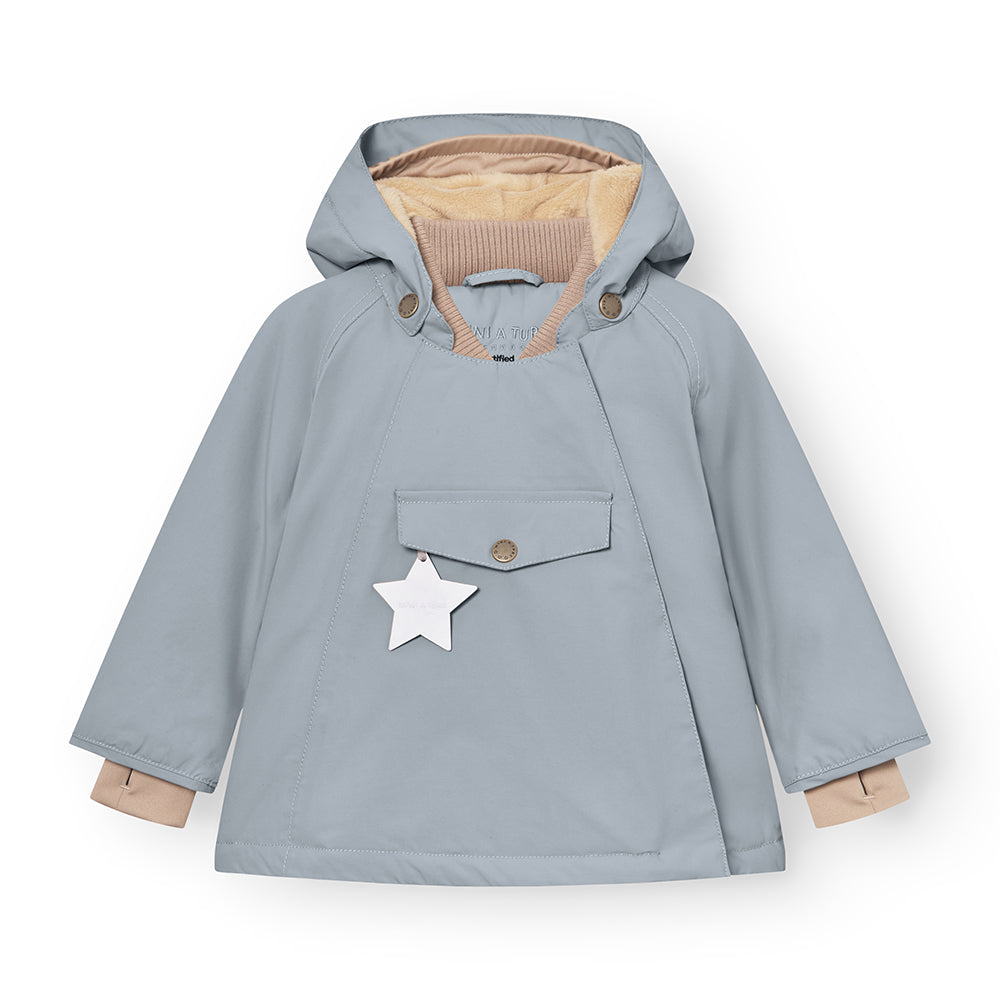 MATWANG Winterjacke mit Fleecefutter. GRS