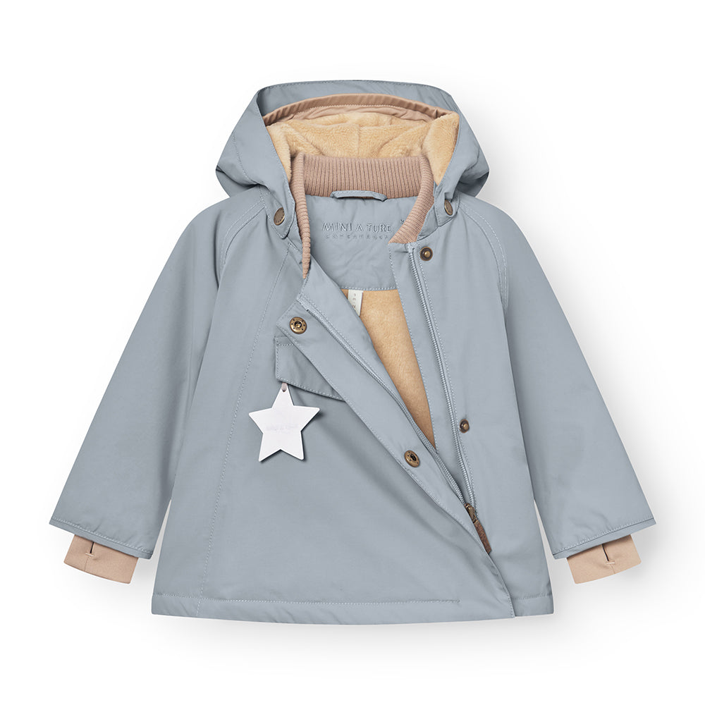 MATWANG Winterjacke mit Fleecefutter. GRS