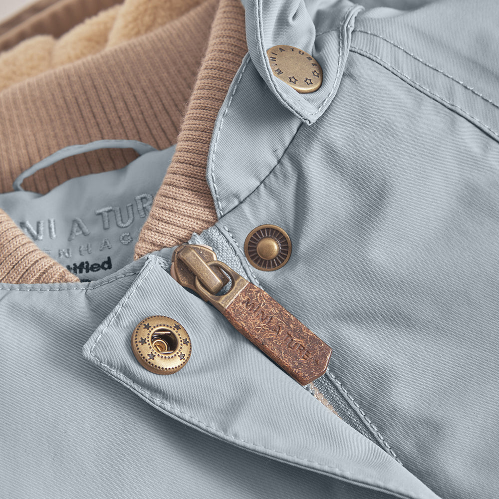 MATWANG Winterjacke mit Fleecefutter. GRS