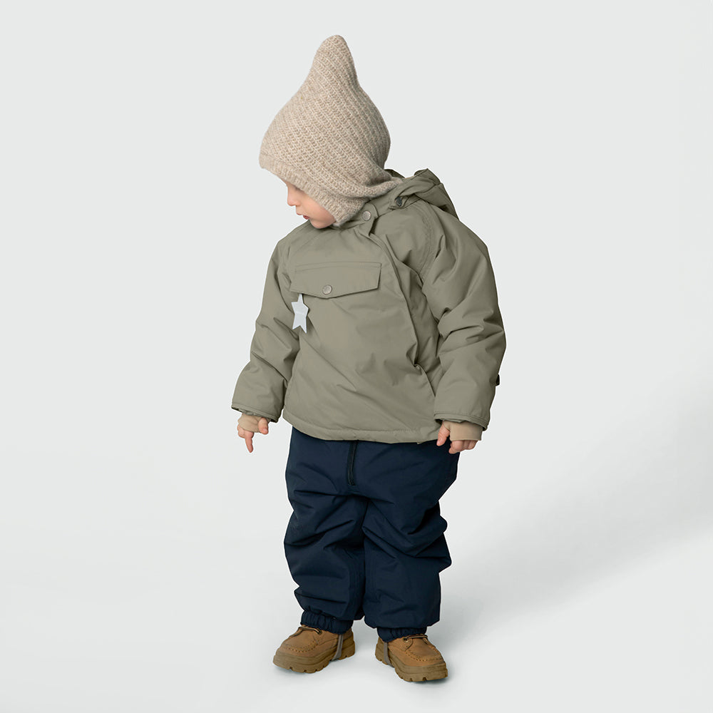 MATWANG Winterjacke mit Fleecefutter. GRS