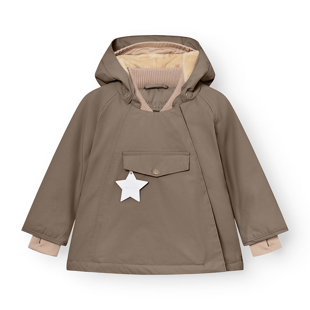 MATWANG Winterjacke mit Fleecefutter. GRS