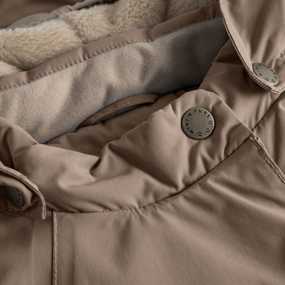 MATWANG Winterjacke mit Fleecefutter. GRS
