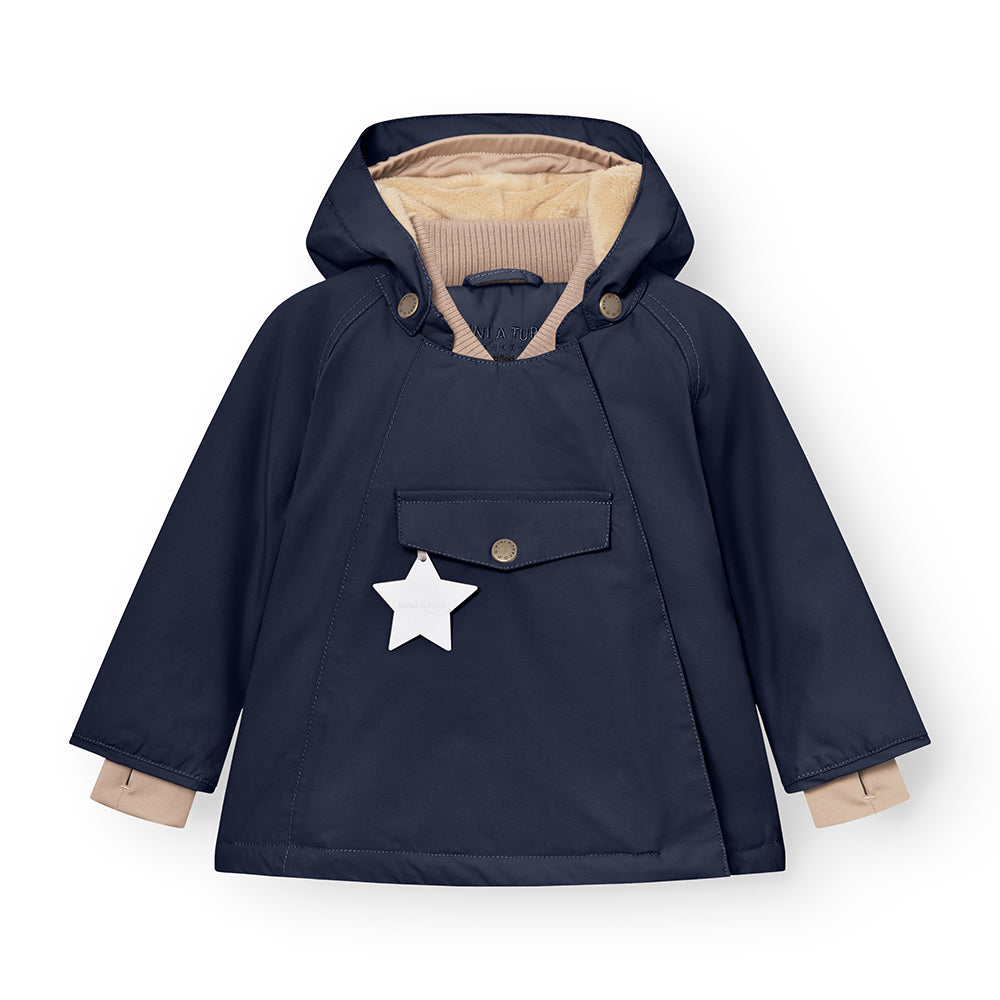 MATWANG Winterjacke mit Fleecefutter. GRS