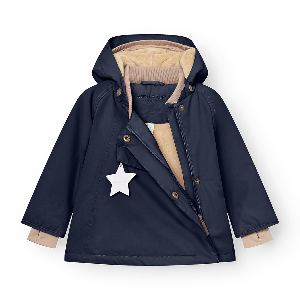 MATWANG Winterjacke mit Fleecefutter. GRS