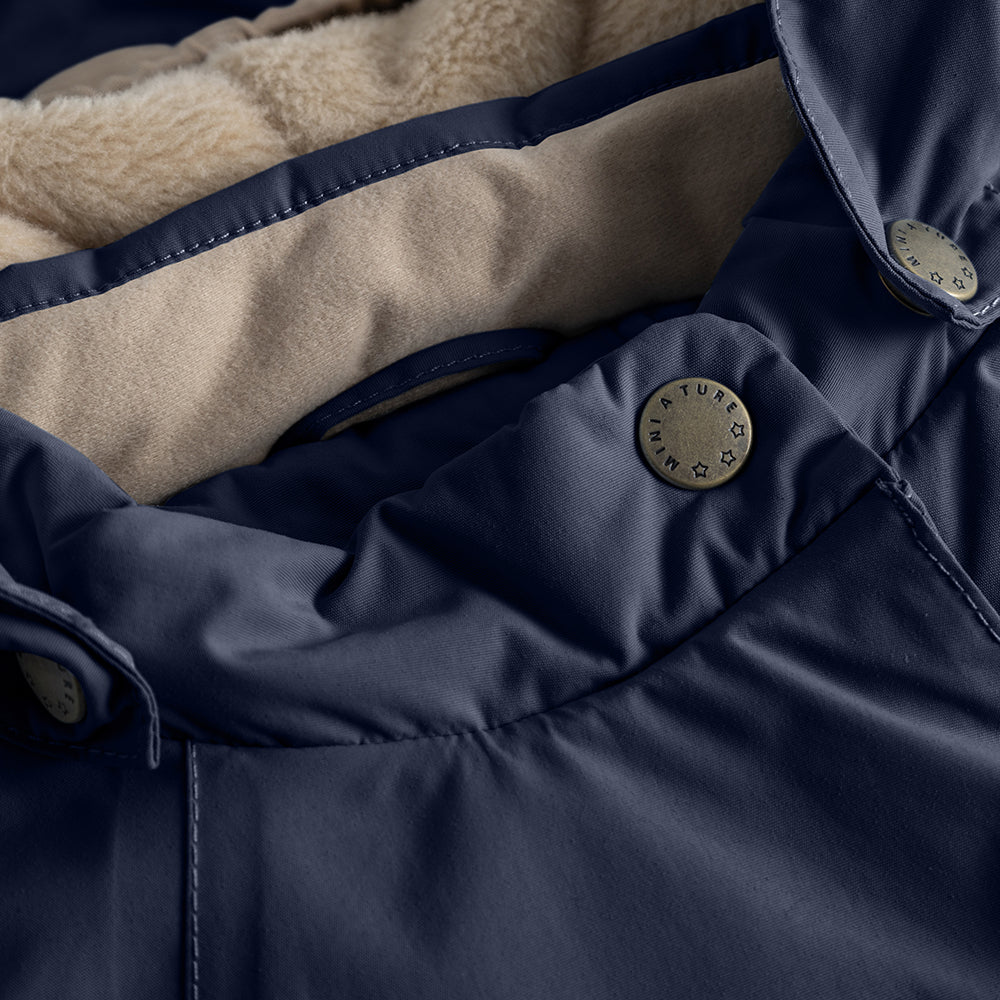 MATWANG Winterjacke mit Fleecefutter. GRS
