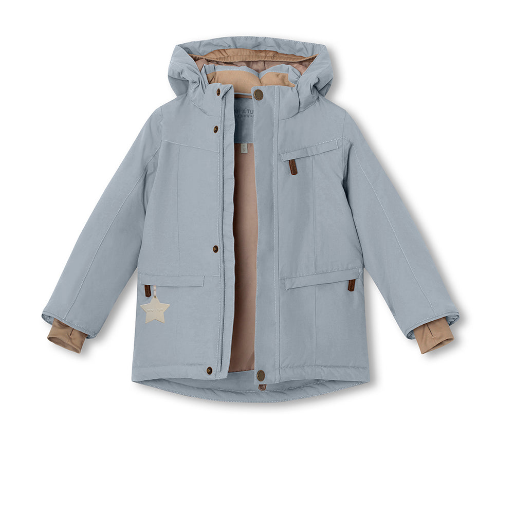 MATVESTYN Winterjacke mit Fleecefutter und Fellbesatz. GRS