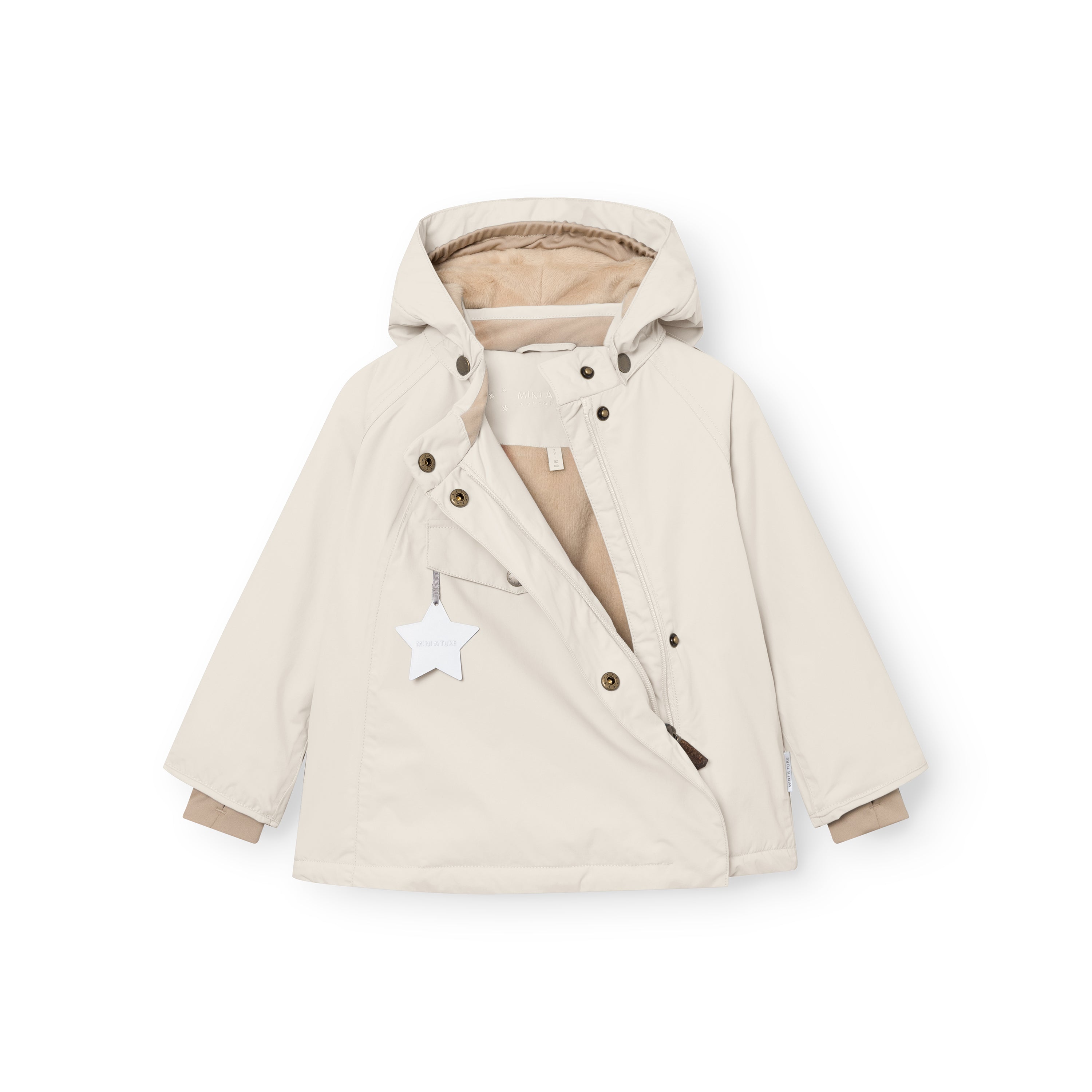 MATWANG Winterjacke mit Fleecefutter. GRS