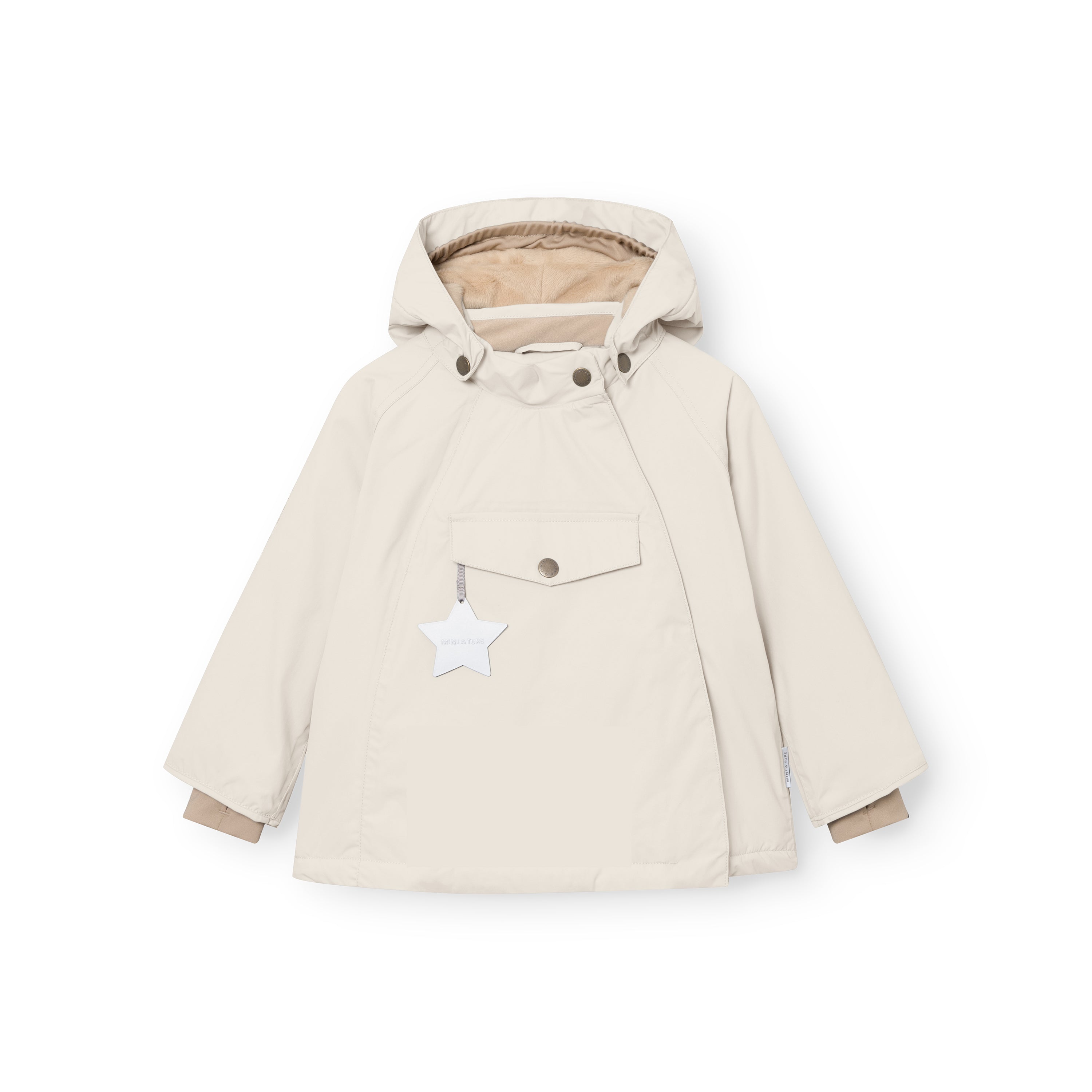 MATWANG Winterjacke mit Fleecefutter. GRS