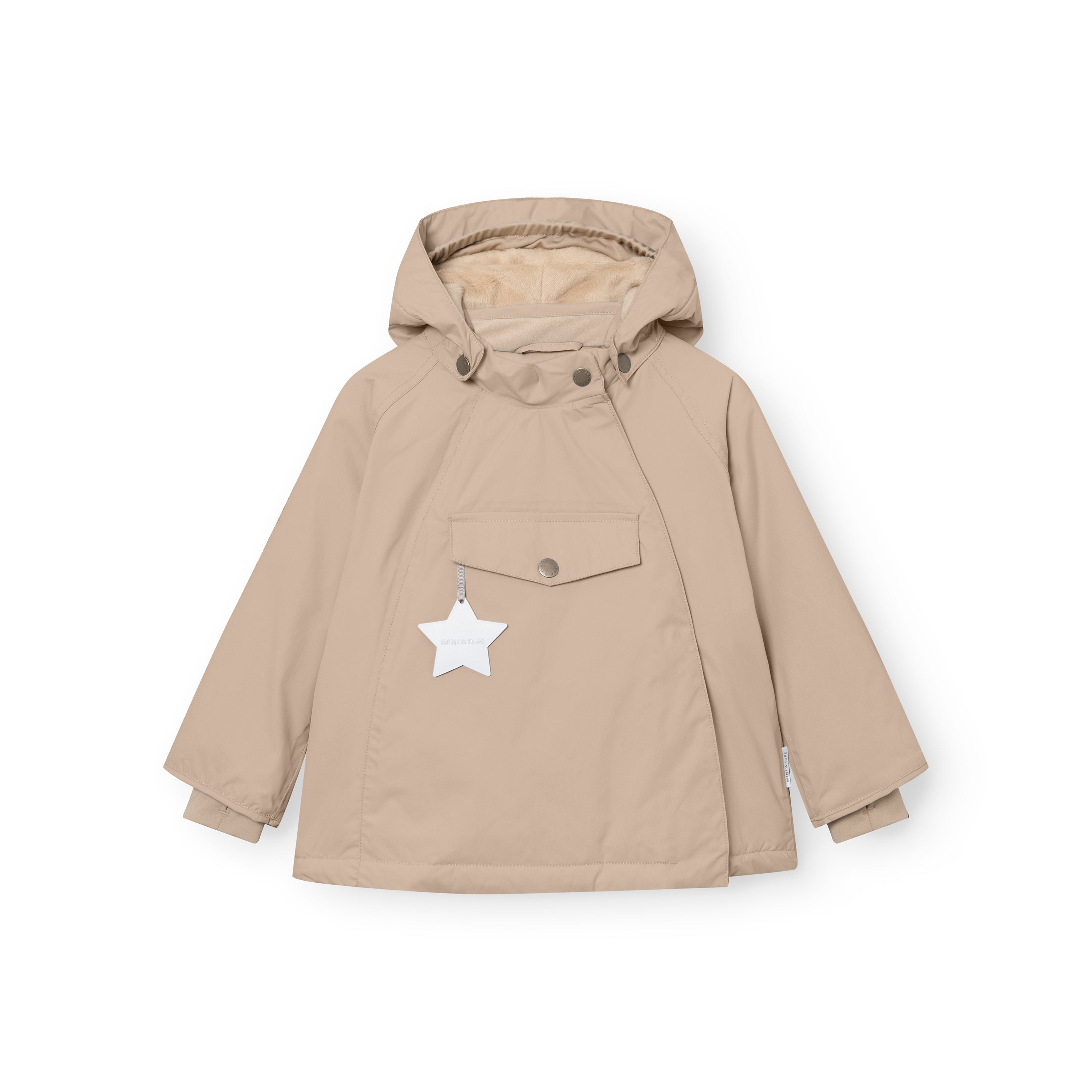 MATWANG Winterjacke mit Fleecefutter. GRS
