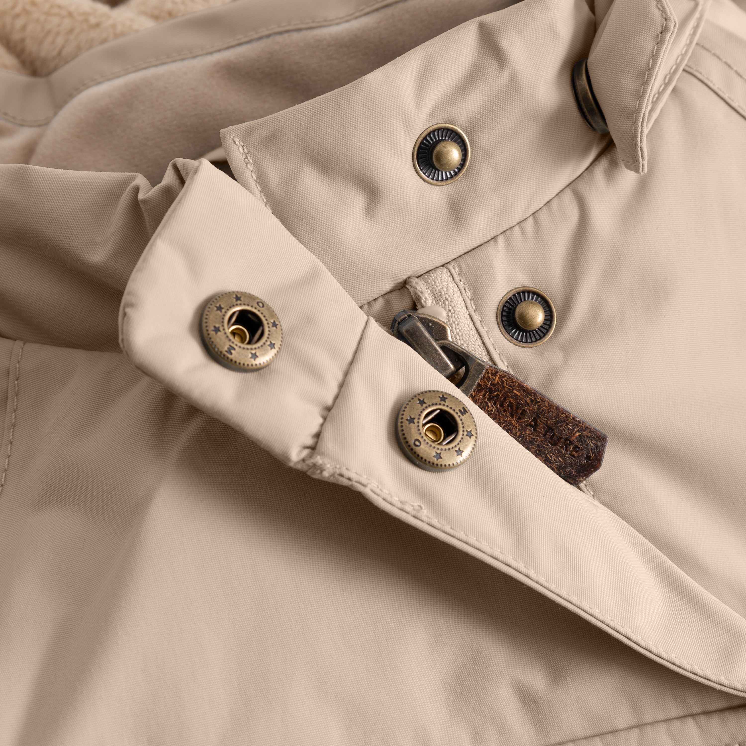 MATWANG Winterjacke mit Fleecefutter. GRS