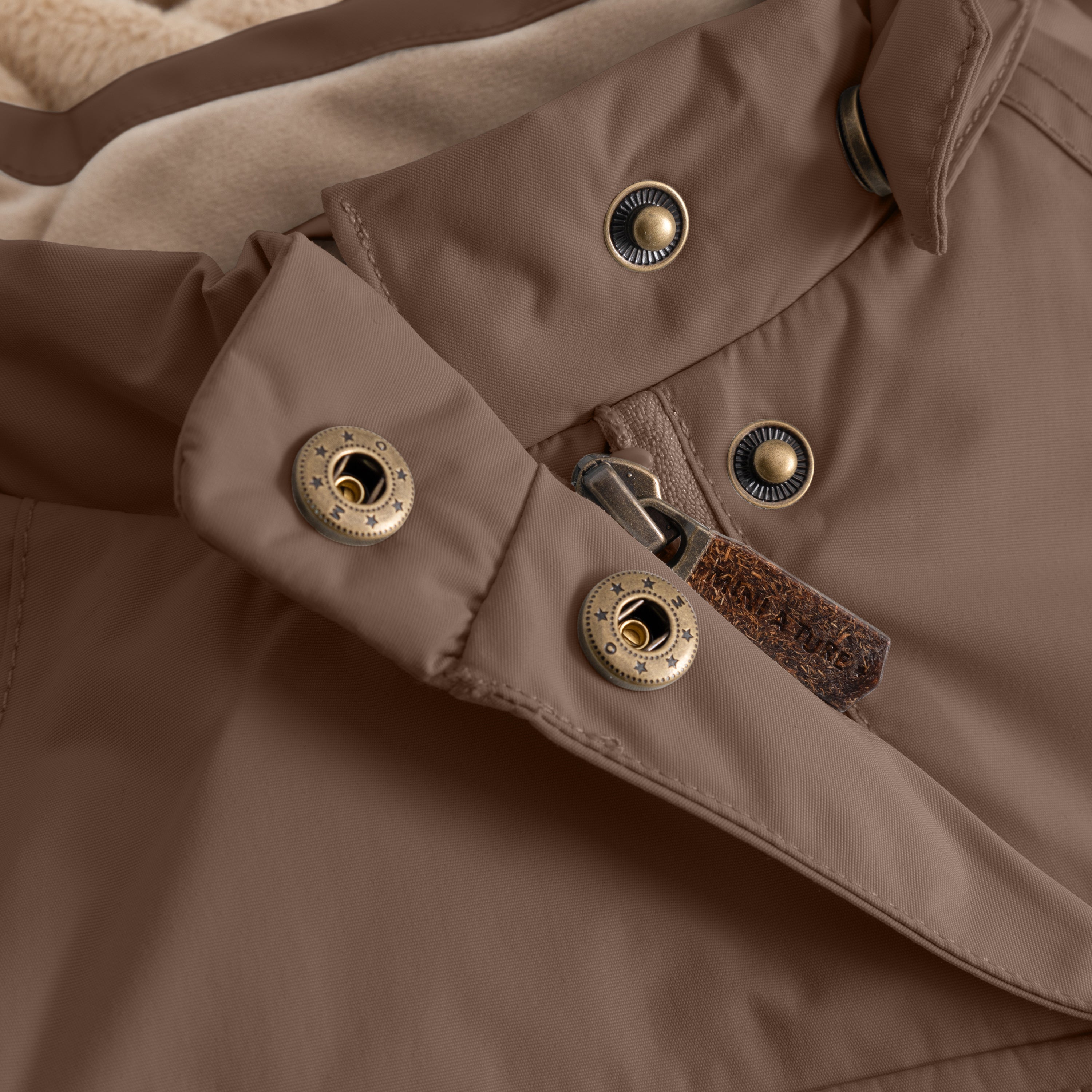 MATWANG Winterjacke mit Fleecefutter. GRS