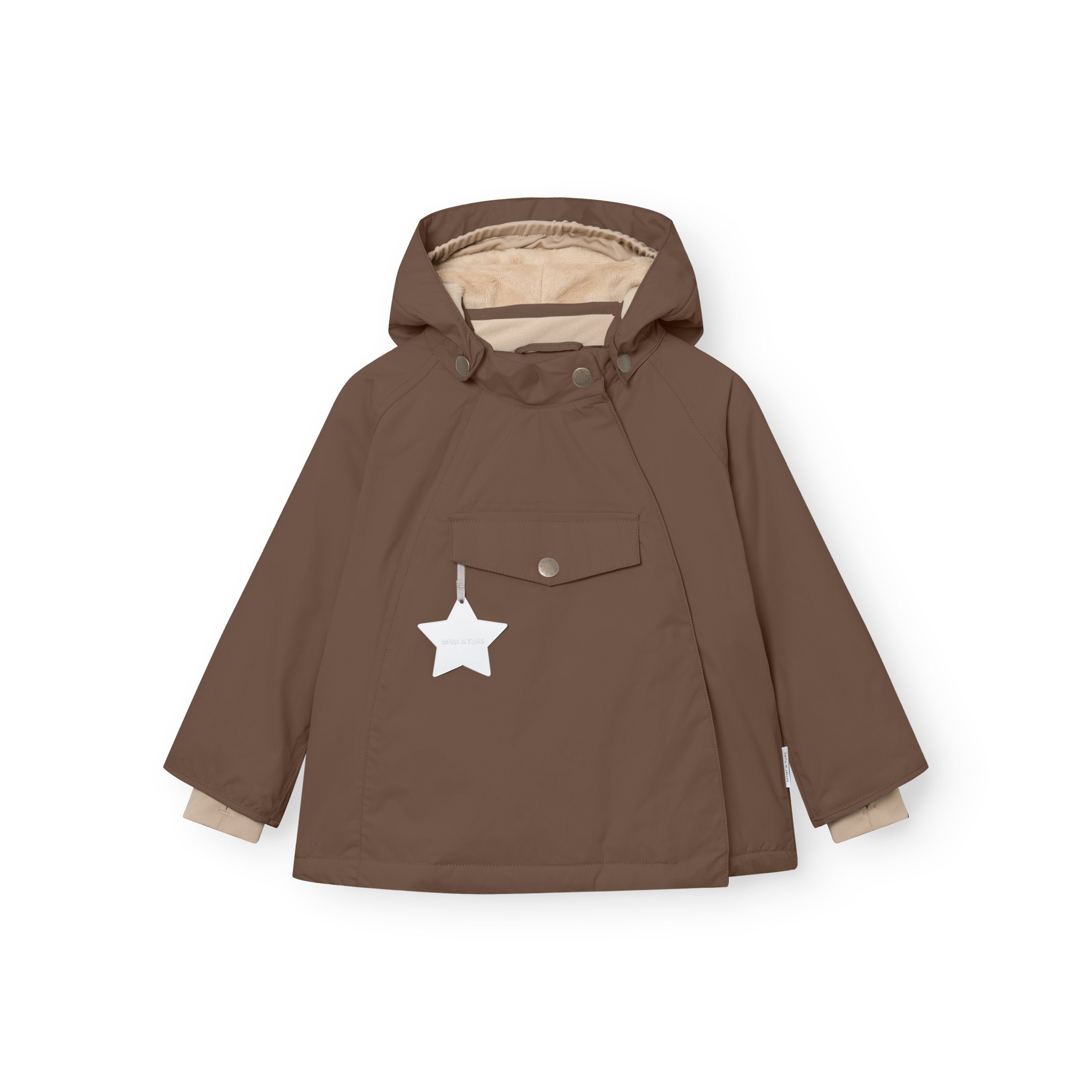 MATWANG Winterjacke mit Fleecefutter. GRS