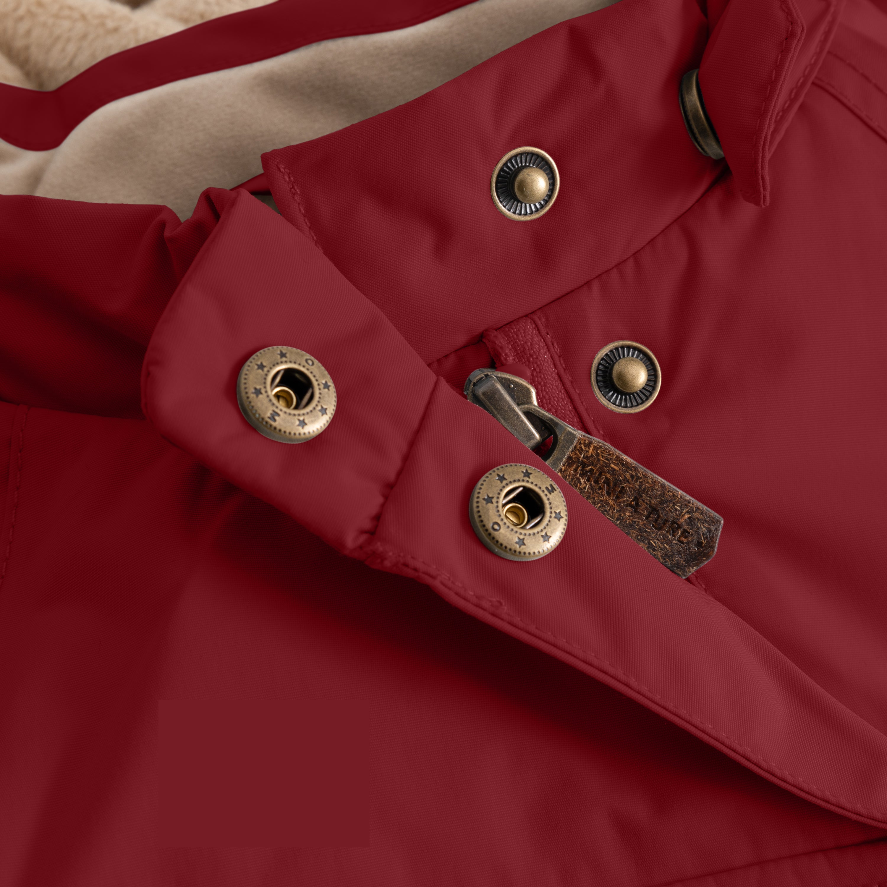 MATWANG Winterjacke mit Fleecefutter. GRS