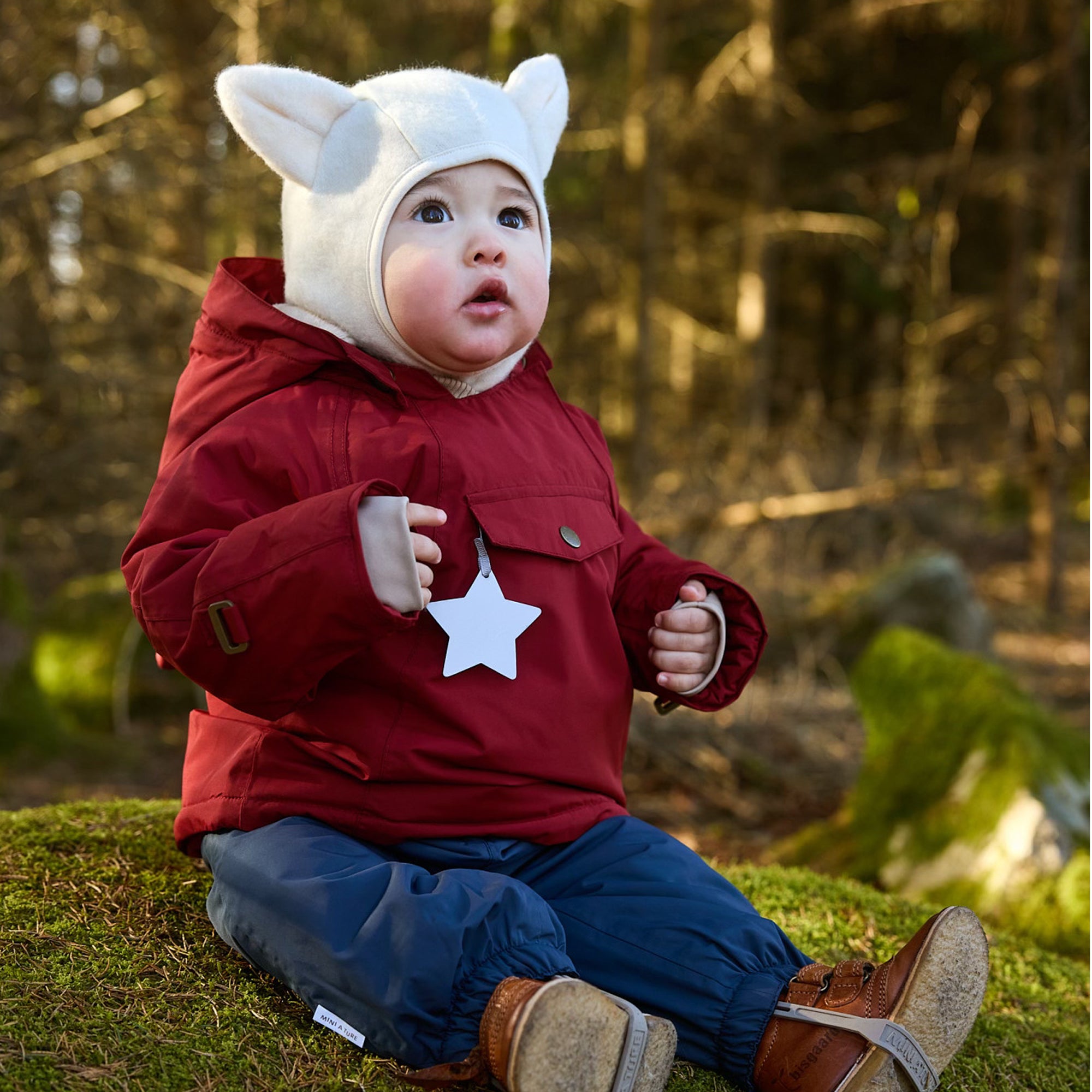 MATWANG Winterjacke mit Fleecefutter. GRS