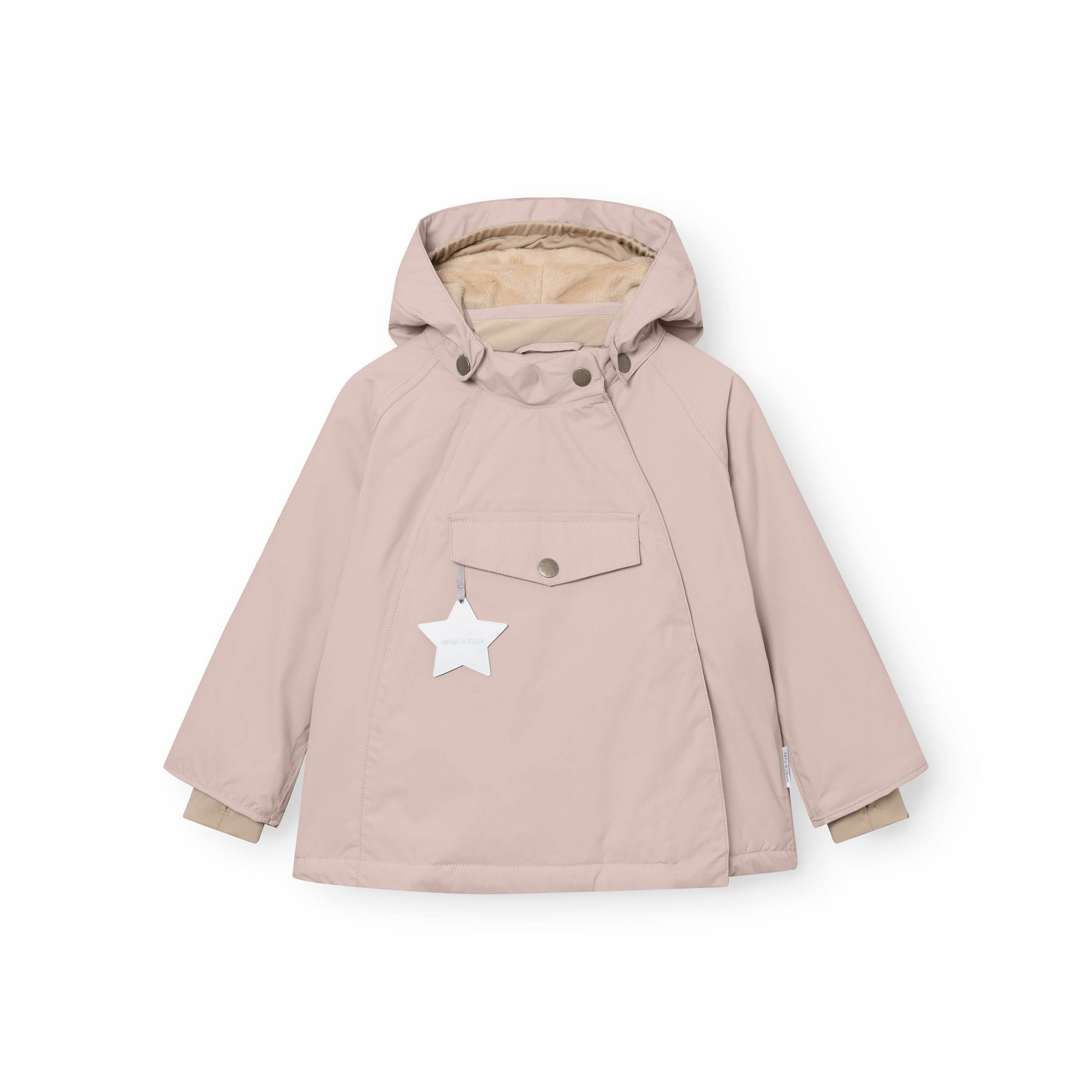 MATWANG Winterjacke mit Fleecefutter. GRS