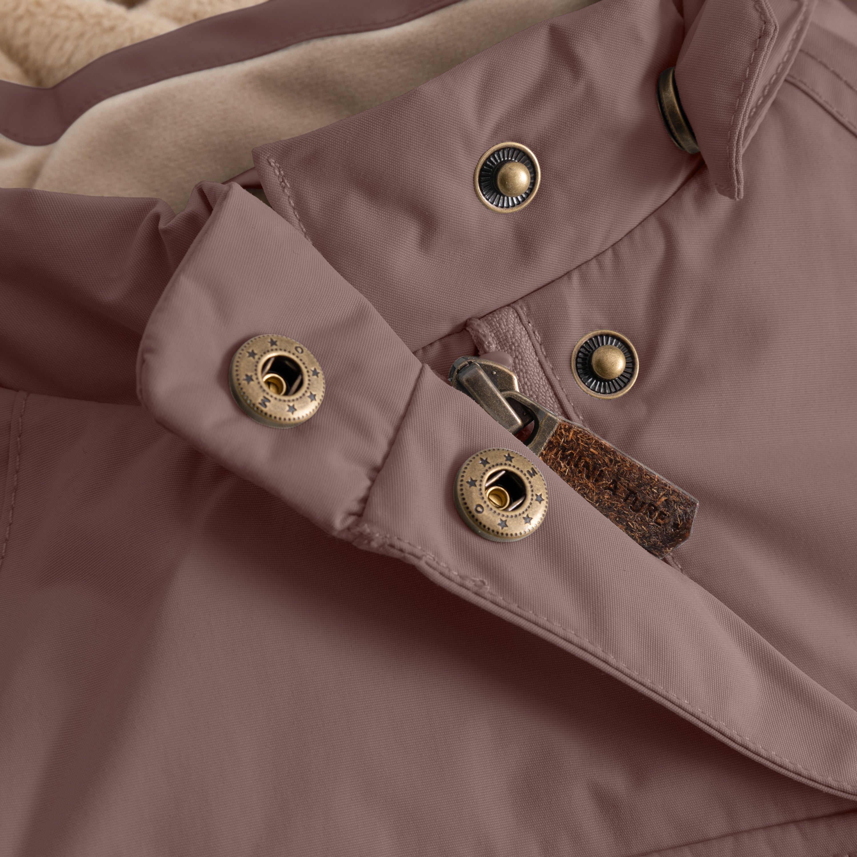 MATWANG Winterjacke mit Fleecefutter. GRS