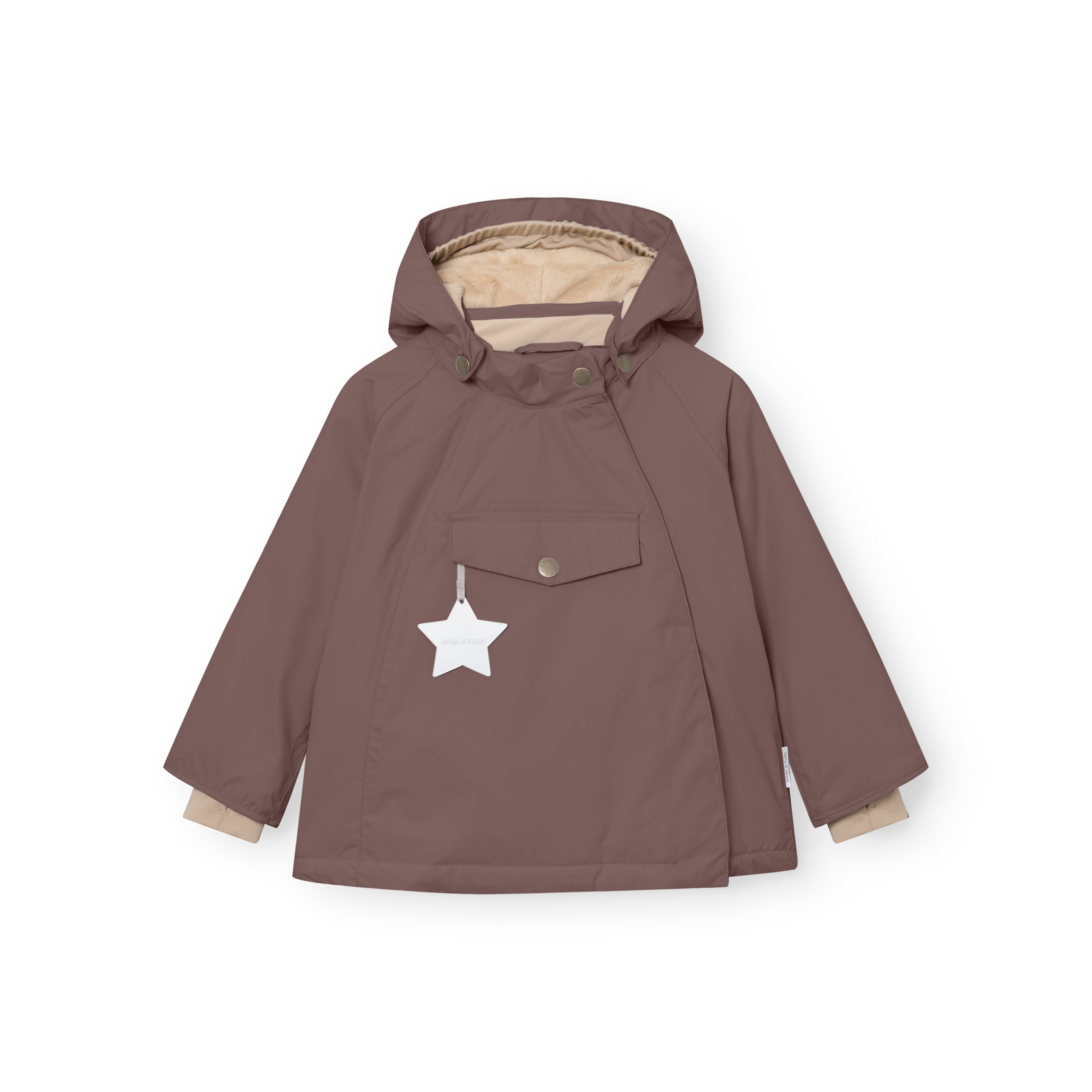 MATWANG Winterjacke mit Fleecefutter. GRS