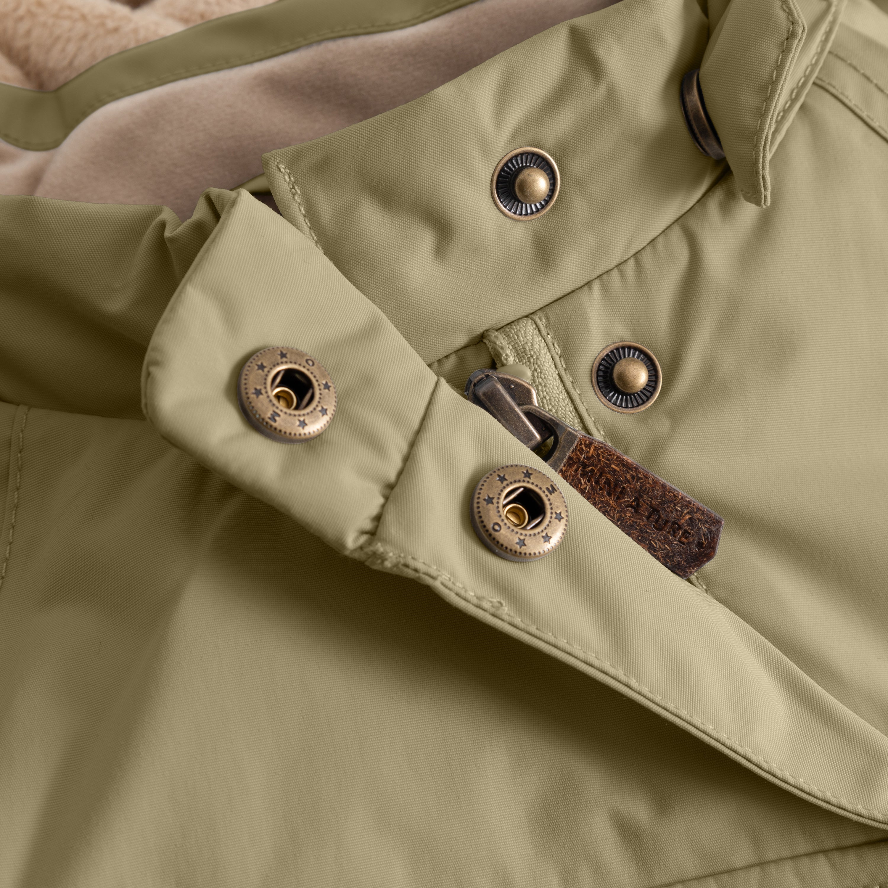 MATWANG Winterjacke mit Fleecefutter. GRS